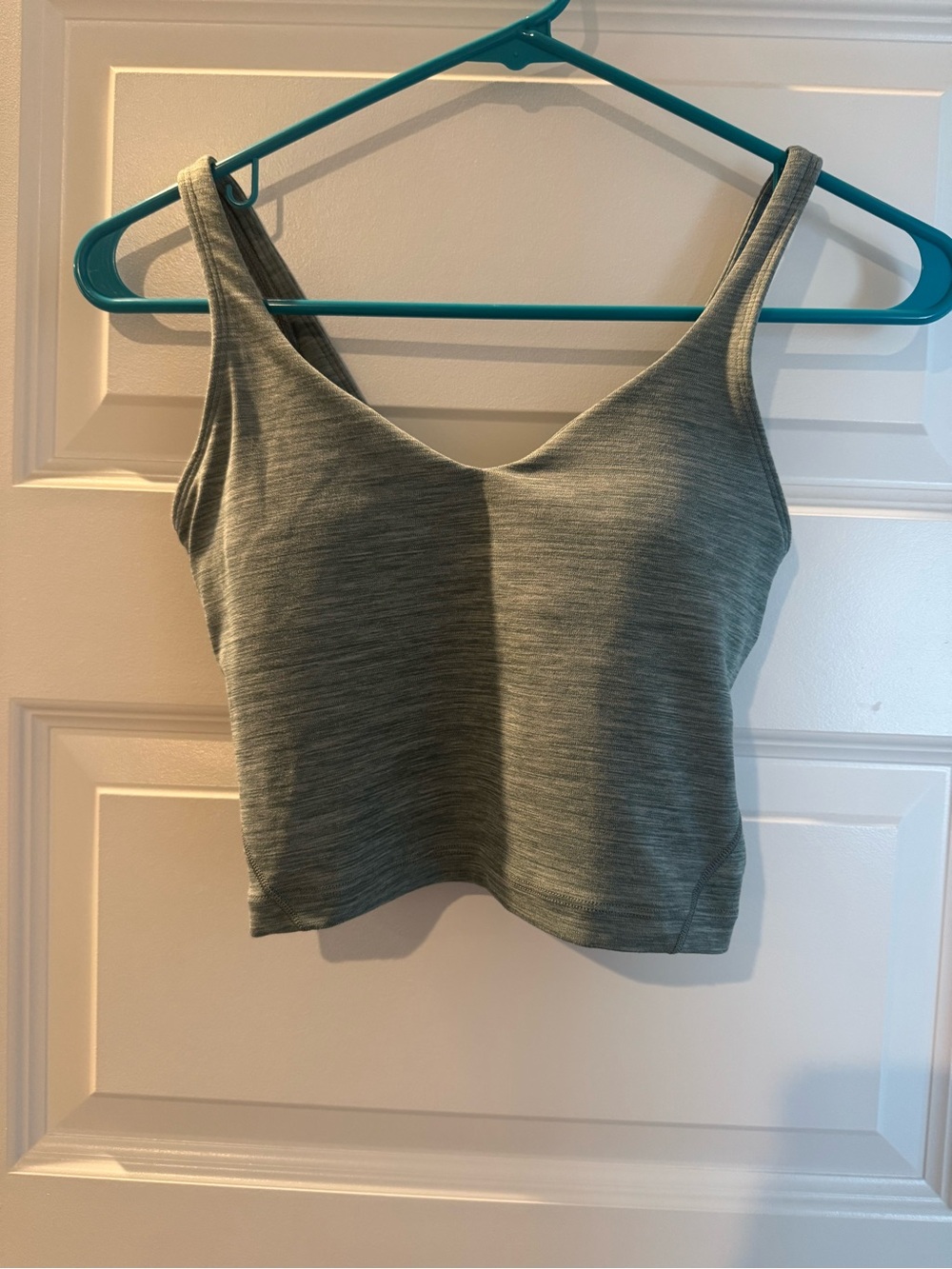 Lulu Lemon Align Tank in heathered tidewater teal
